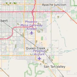 Queen Creek Zip Code Map