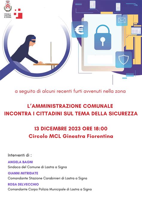 Sicurezza Sul Territorio E Furti Nelle Abitazioni Mercoled