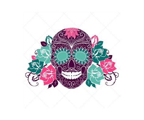 Sugar Skull Printable Template