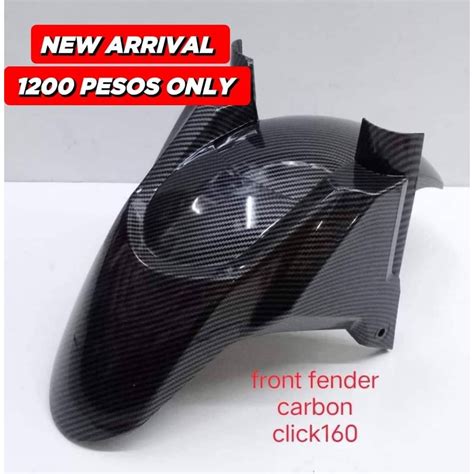 HONDA CLICK 160 GLOSSY TWILL CARBON FIBER PARTS | Shopee Philippines