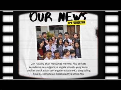 OUR NEWS HPK FOUNDATION YouTube