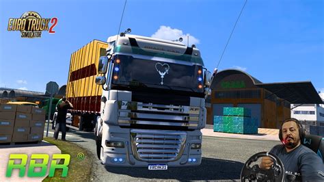 BORA DE GAMEPLAY Euro Truck Simulator 2 MAPA RBR DAF XF