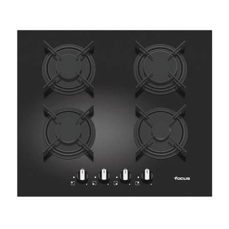 PLAQUE DE CUISSON FOCUS F409B 4 FEUX 60 CM NOIR à bas prix chez Electro