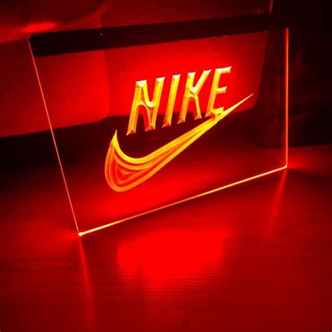 Other Nike Led Neon Red Light Sign X Poshmark