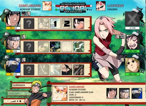 Naruto Arena Gameplay - YouTube