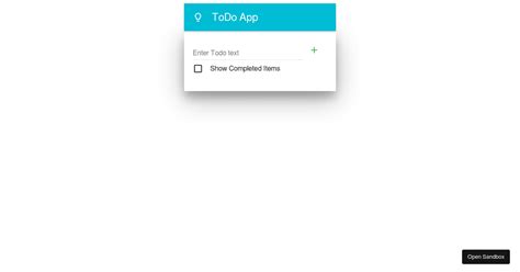 Todoapp Codesandbox