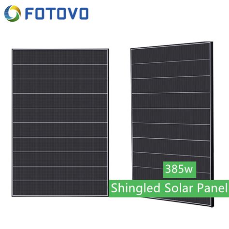 Shingled Overlapping Mono Power 385 Watt Energy Solar Module Panel