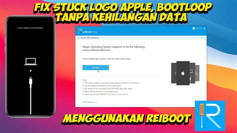 CARA MENGATASI IPHONE STUCK LOGO APPLE RECOVERY MODE DAN BOOTLOOP