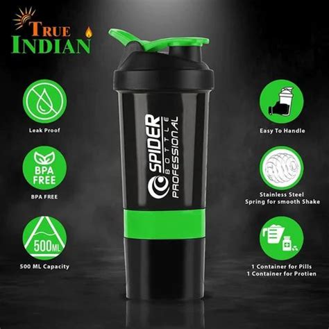 Tupperware Plastic SHAKER BOTTLE For Drinking Water 500 ML At Rs 179