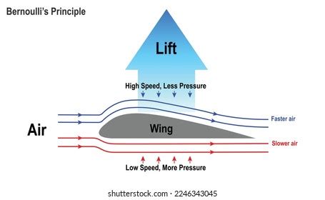 Diagram Showing Bernoullis Principle How Airplane