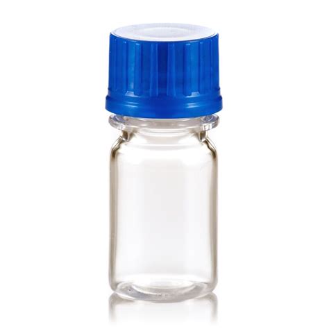 5ml Autoclavable PC Vials Clear Round PP Cap 100 Tray 1600 Case