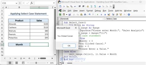 How To Handle Vba Inputbox Cancel Button In Excel 2 Methods