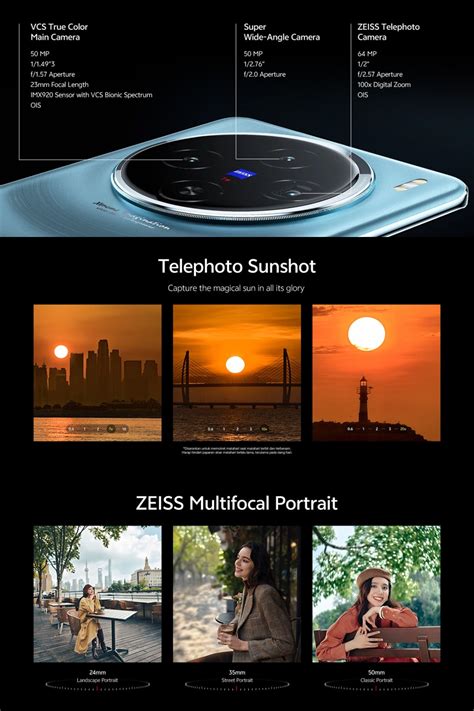 Promo Vivo X100 12 256 ZEISS Telephoto Camera ZEISS Multifocal