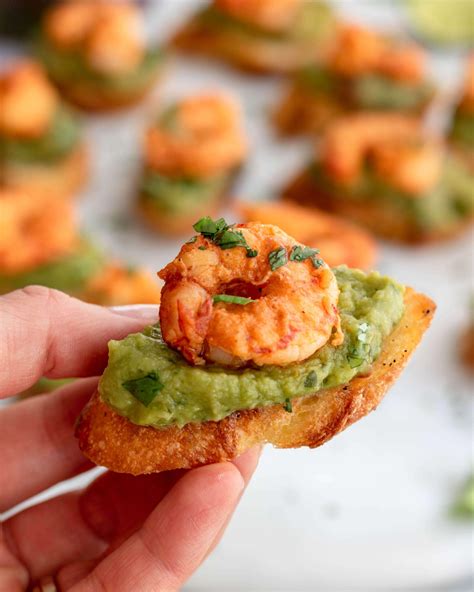 Game Day Shrimp Guacamole Bites Elina Saiach