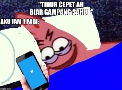 Meme SpongeBob Dan Warga Bikini Bottom Saat Ramadan