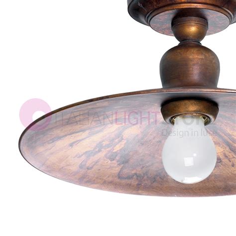 TODI Ceiling Lamp D29 Antique Brass Rustico Imas 35962 PL29