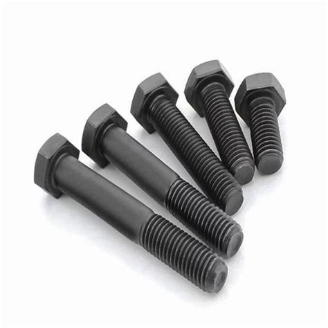 Black Oxide Coated Heavy Hex Bolts Black Oxide Coated Bolts And High