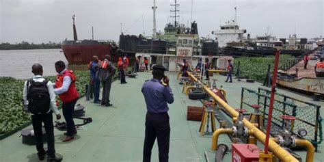 Navy Hands Over Seized Vessel 20 Suspected Oil Thieves To Anti Graft