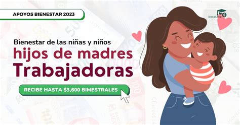 Apoyos Para Madres Trabajadoras Recibe Al Mes