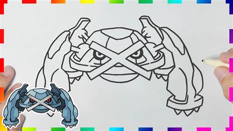 Howtodraw Pokemon Metagross Easy Drawing Step By Step YouTube