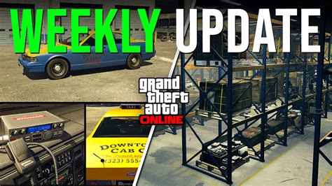 GTA 5 Double Money This Week GTA ONLINE WEEKLY UPDATE Taxi Work