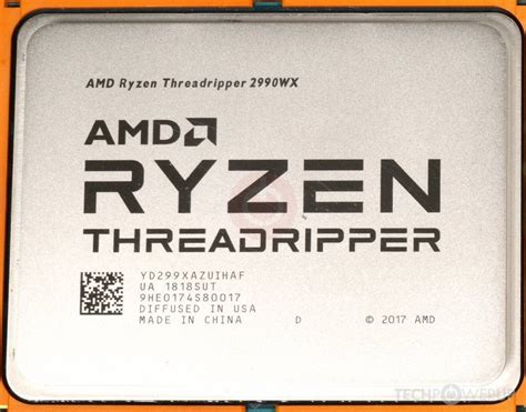 Amd Ryzen Threadripper Wx Specs Techpowerup Cpu Database