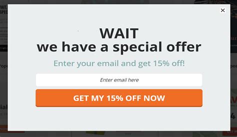 Exit Intent Popups Examples And Tips To Increase Conversion Rate