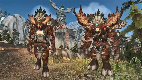 Guia de Raças Aliadas Tauren Altamontês Warcraft Brasil