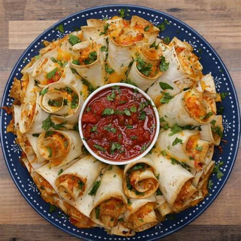 Blooming Quesadilla Ring Recipe By Tasty Recipe Food Quesadilla