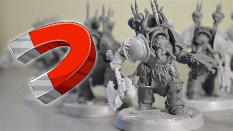 Как правильно магнитить миниатюры WARHAMMER 40000? - YouTube