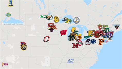 BCHL launches NCAA Interactive Map feature | BCHL League Site