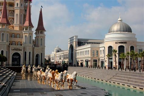 Antalya Turkey August 6 2022 The Land Of Legends Shopping Street