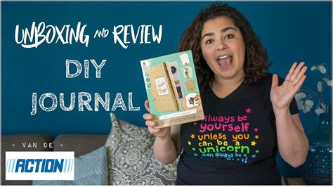 Unboxing En Review Action Diy Journal Youtube