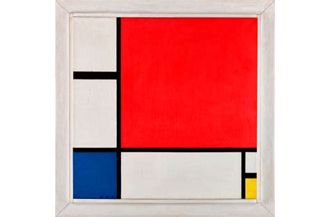 Em Composition No Ii Em By Piet Mondrian In The Original Artist Frame