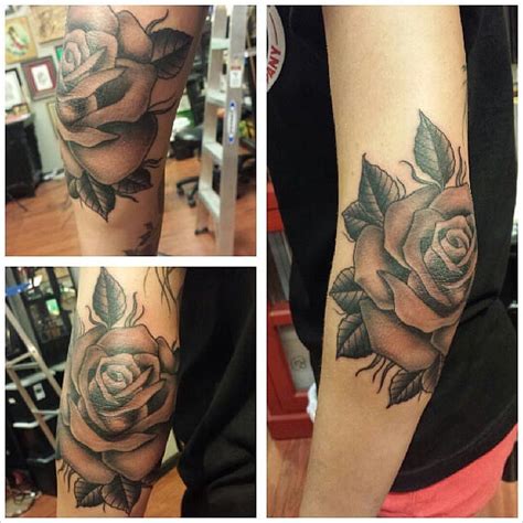 Discover More Than Elbow Tattoo Rose In Cdgdbentre