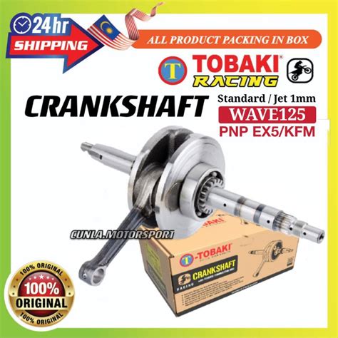 TOBAKI JetRod Crankshaft Racing Wave125 PNP EX5 KFM Shopee Malaysia