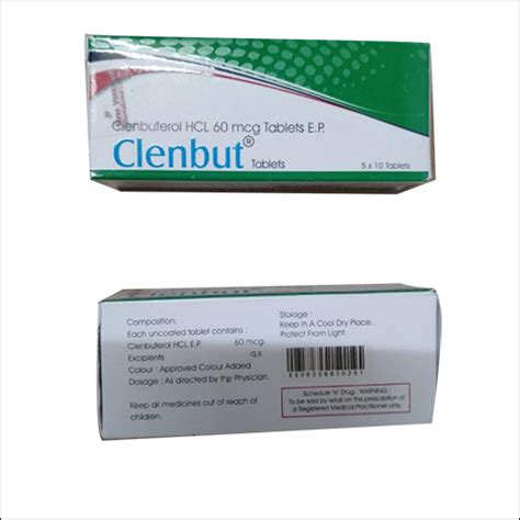 Tablets Clenbut 60 Mg At Best Price In Nagpur Unisoul Lifescience