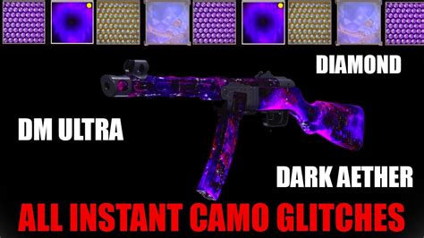 Any Instant Camo Glitch Dark Aether Camo Glitch Dm Ultra Glitch Cold