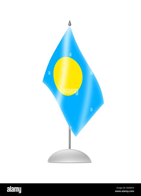 The Palau Flag Stock Photo Alamy