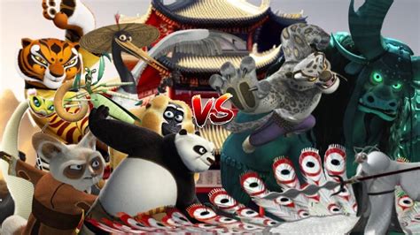 Po Master Shifu And The Furious 5 Vs Tai Lung Lord Shen And Kai Tai Lung Vs Lord Shen Vs Kai