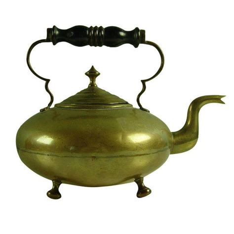 Antique Brass Footed Teapot Tea Pots Antiques Antique Brass