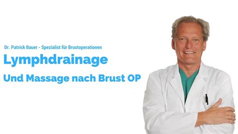 Video Lymphdrainage Und Massage Der Brust Nach Brust Op