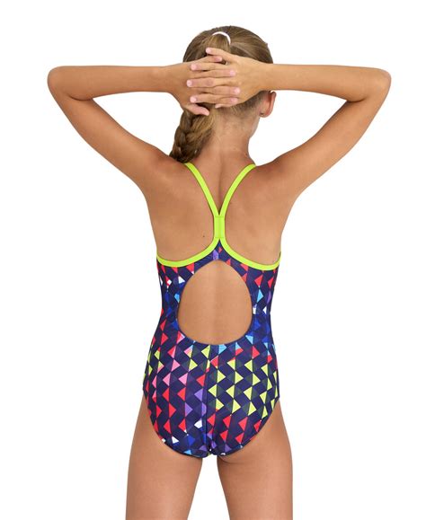 Buy Girls Arena Carnival Swimsuit Llightdrop Back Girls One Piece