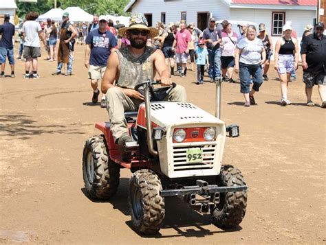 Blake Johnson Was Taking A Ride On His Lawn Mower During The Symco