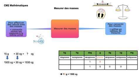 Mesurer Des Masses Le On Et Exercices Cm