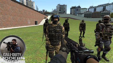 Гоуст и другие .Оружие и солдаты нпс из MW2019-22 . Garrys mod в steam ...