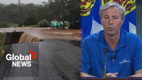 Nova Scotia Flooding Officials Give Update As 3 Months Of Rainfall Received In Under 24 Hours