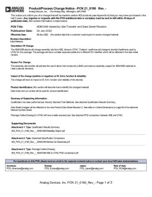 Fillable Online Pcn Title Adm Assembly Site Transfer And Data