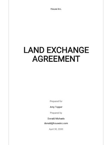 Free 30 Land Agreement Samples In Pdf Ms Word