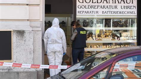 Raub Berfall Auf Juwelier Polizei Hat Genaue T Terbeschreibung